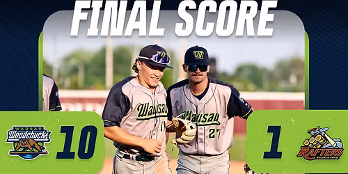 Wisconsin Rapids Rafters at Wausau Woodchucks at Athletic Park - WI