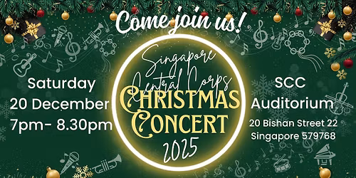 Singapore Central Corps Christmas Concert 2025