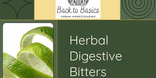 Herbal Digestive Bitters Workshop