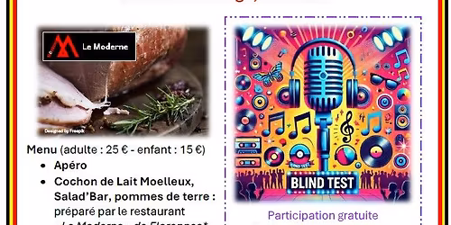 Souper de la Compagnie & Blind-Test