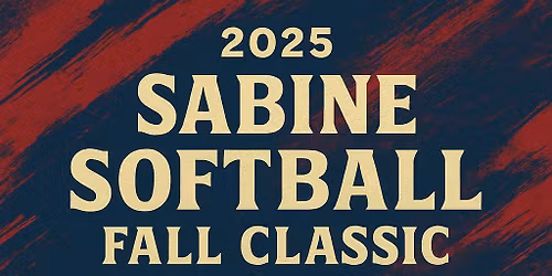 Sabine Softball Fall Classic!