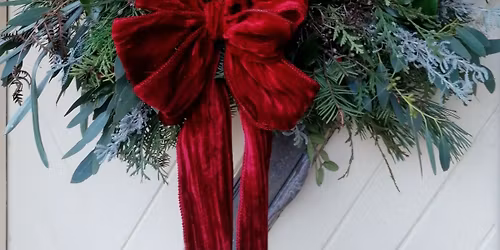 Christmas wreath making workshop