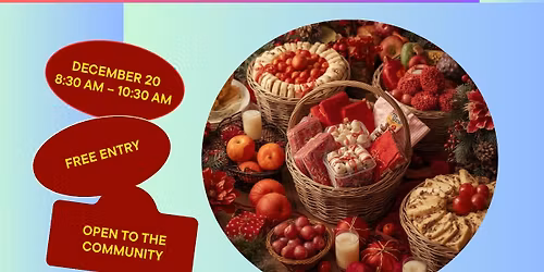 Christmas food basket give away