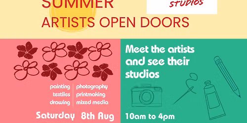 Summer Artists Open Doors