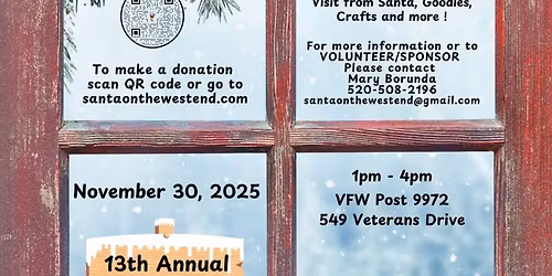 13th Annual Santa On The West End Children\u2019s Event 
