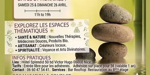 Salon Bien-\u00eatre & Voyance Sam. 25 & Dim. 26 avril avec un \u00c9v\u00e9nement exceptionnel \u00e0 Nice 