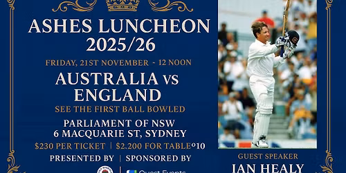 Quest Events 2025\/26 Ashes Luncheon