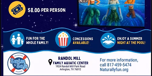 Dive In Movie at Randol Mill Family Aquatic Center