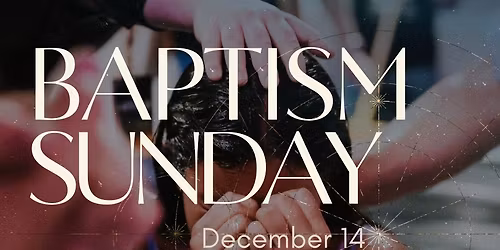 Baptism Sunday