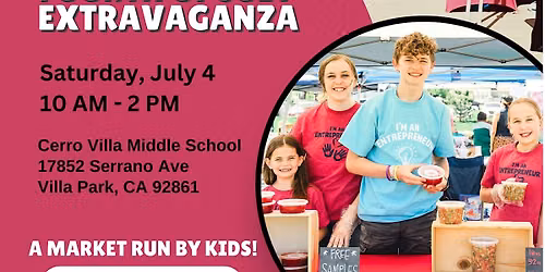 Kids Markets at Villa Park\u2019s 250th Fourth of July Extravaganza