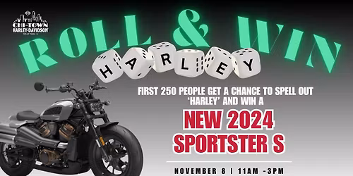 Roll & Win A Motorcycle at Chi-Town Harley