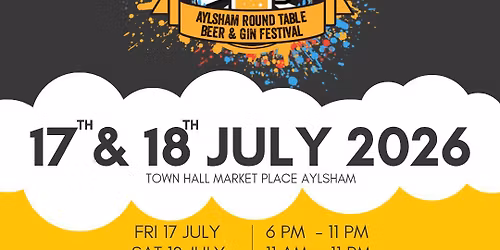 Aylsham Round Table Beer and Gin Festival 