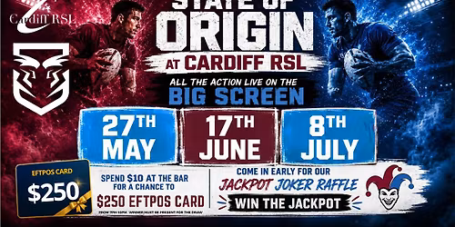 State of Origin at Cardiff RSL
