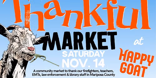 Thankful Market - Happy Goat