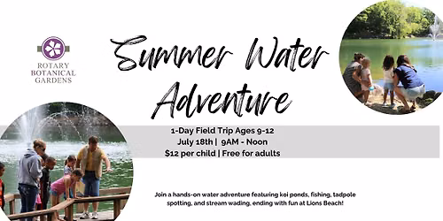 Water Adventure One Day Camp