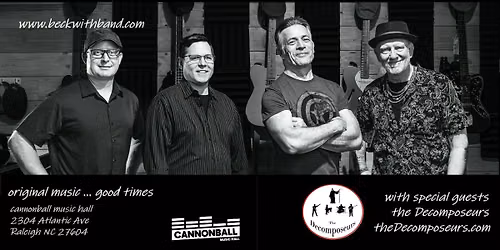 beckwith X the Decomposeurs at Cannonball Music Hall, Raleigh