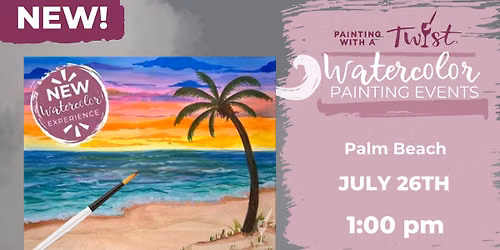 WATERCOLOR - Palm Beach