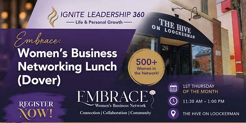 Embrace: Women's Business Networking Lunch (Dover)