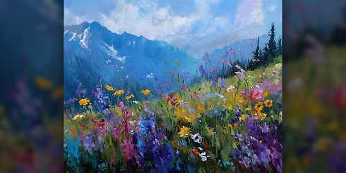 Mountain Wildflowers - Paint Along (& NA Sip)