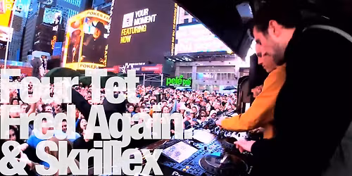 Skrillex and Fourt Tet at Pier 80