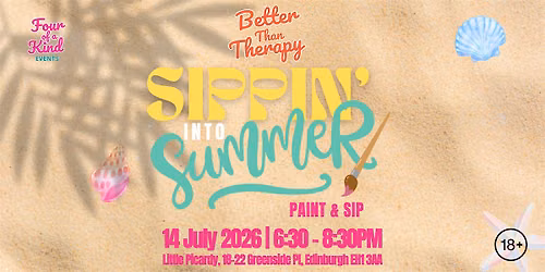 Better than Therapy: Sippin' into Summer Paint & Sip