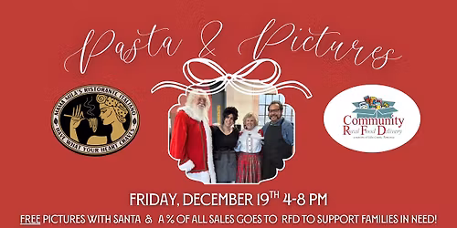 Pasta & Pictures with Santa at Mama Mila's