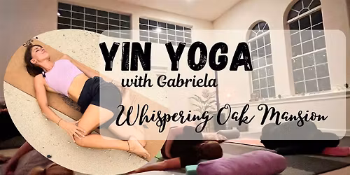 5:30 PM Yin Yoga & Red Light Therapy at the Mansion Nov. 30