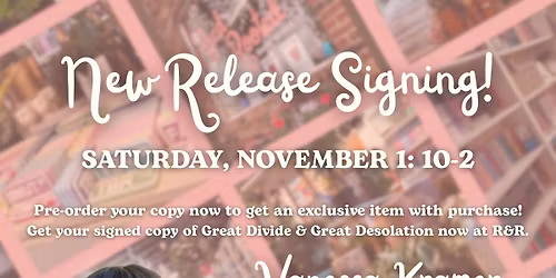 New Release Signing with Vanessa Kramer
