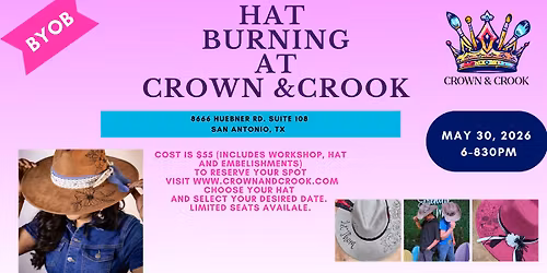 Hat Burning Workshop At Studio