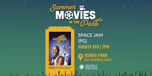 \ud83c\udfac Summer Movie in the Park: Space Jam