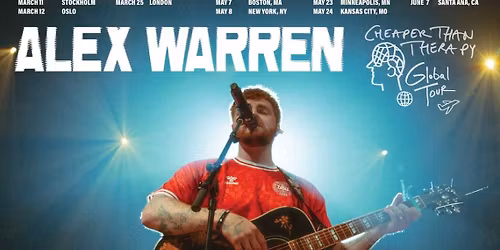 Alex Warren Birmingham Tickets