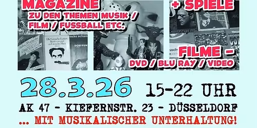 Flohmarkt im AK47 - Indoor, Outdoor, Getr\u00e4nke und Mukke