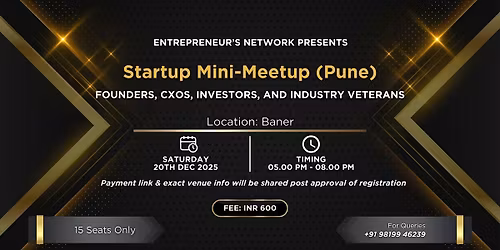 Startup Mini Meetup (Pune)