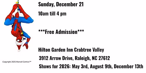 Raleigh Comic Book Show