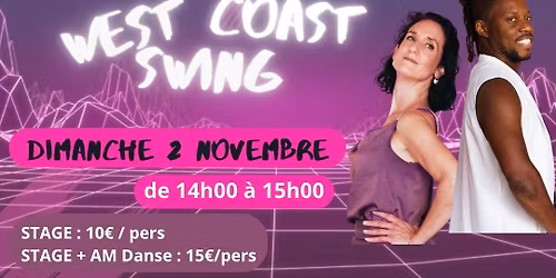 Stage de west coast swing
