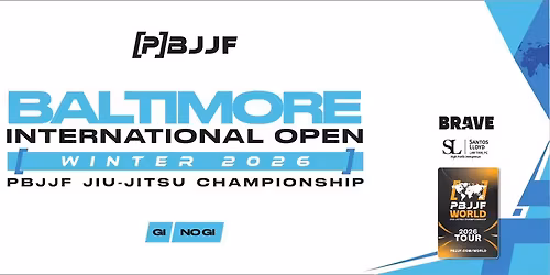 PBJJF Baltimore Winter International Open 2026