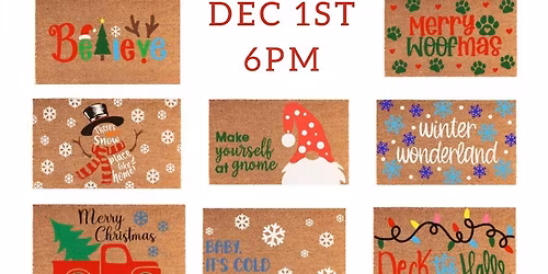 \ud83c\udf84\u2728 Paint & Create Your Own Christmas Doormat! \u2728\ud83c\udf84