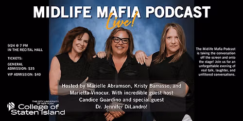 Midlife Mafia Podcast LIVE!