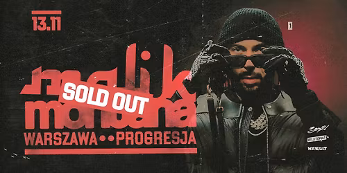 SOLD OUT | Malik Montana - Progresja | Warszawa