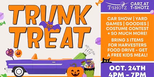 Trunk or Treat at T-Shotz