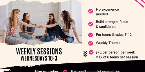 08\/05\/26: Create Your Confidence Teen Self-Love Day Camp (Theme: Bullying & Resilience)