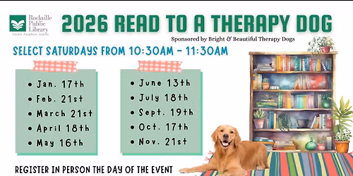 Read To a Therapy Dog