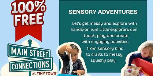 Sensory Play Date - FREE sensory play!
