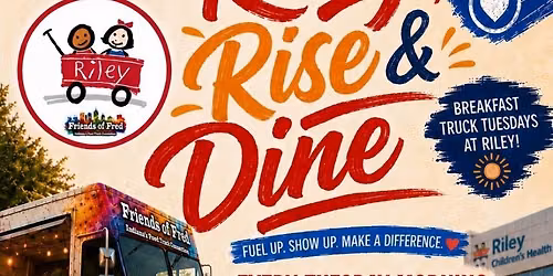 7\/21\/26 Riley Rise & Dine w\/ The Grubhouse Restaurant & Travelin Tom's Coffee-Indy 7-10am