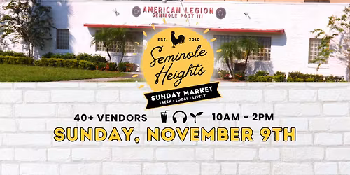 Seminole Heights Sunday Market