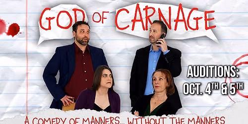 God of Carnage Auditions