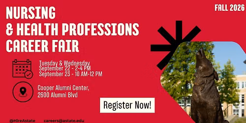 Fall 2026 Nursing & Health Professions Career Fair