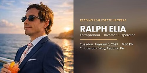 Reading Real Estate Hackers \u2014 January Meetup featuring Ralph Elia