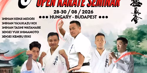 3rd SHIHAN KENJI MIDORI OPEN SHINKYOKUSHIN KARATE SEMINAR