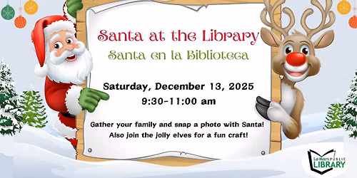 Santa at the Library